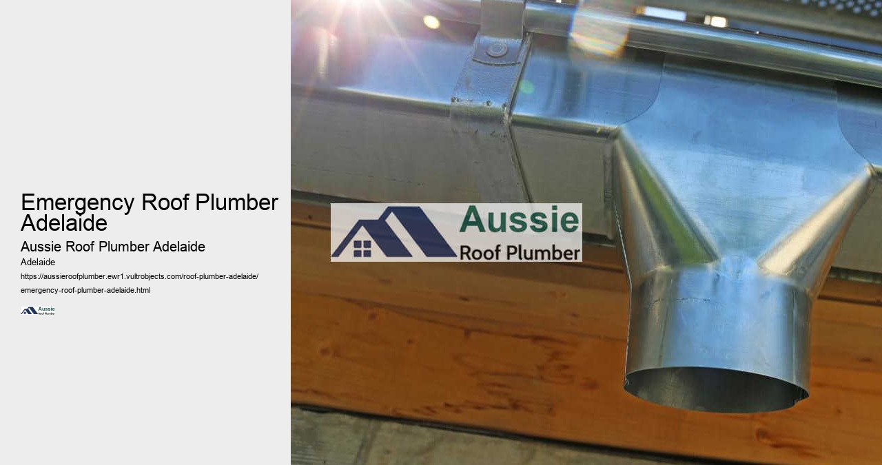 Emergency Roof Plumber Adelaide